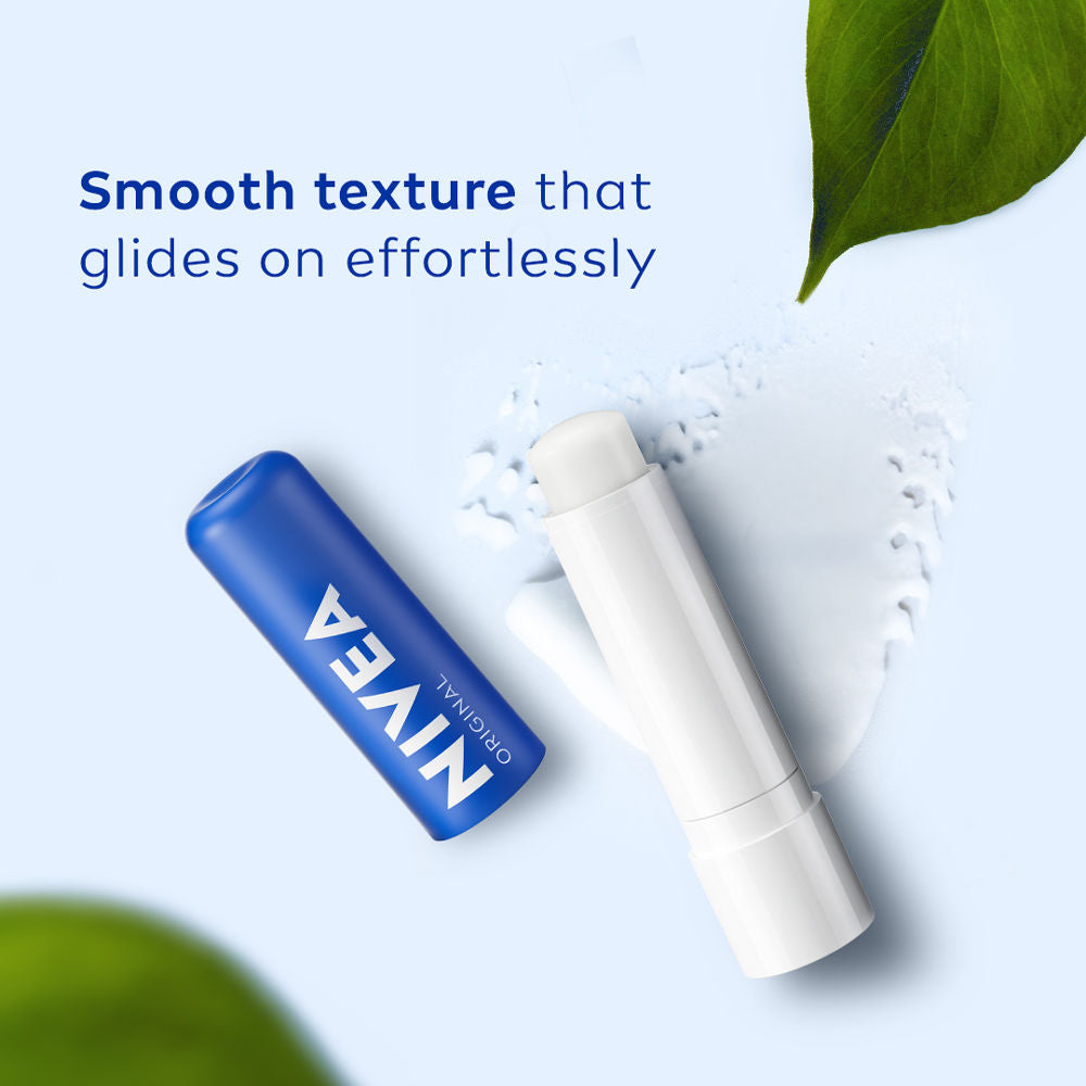 Shea butter Lip Balm with Natural oils & 24H melt-in moisture-Original care