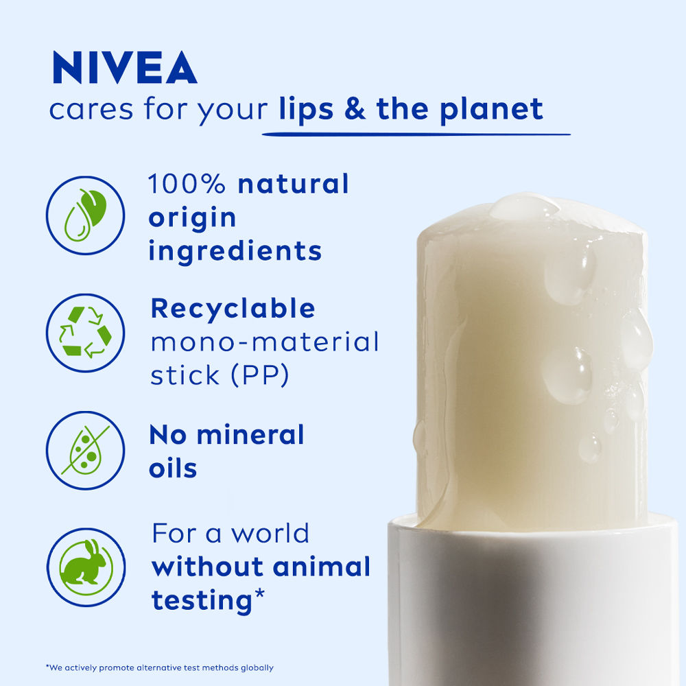 Shea butter Lip Balm with Natural oils & 24H melt-in moisture-Original care