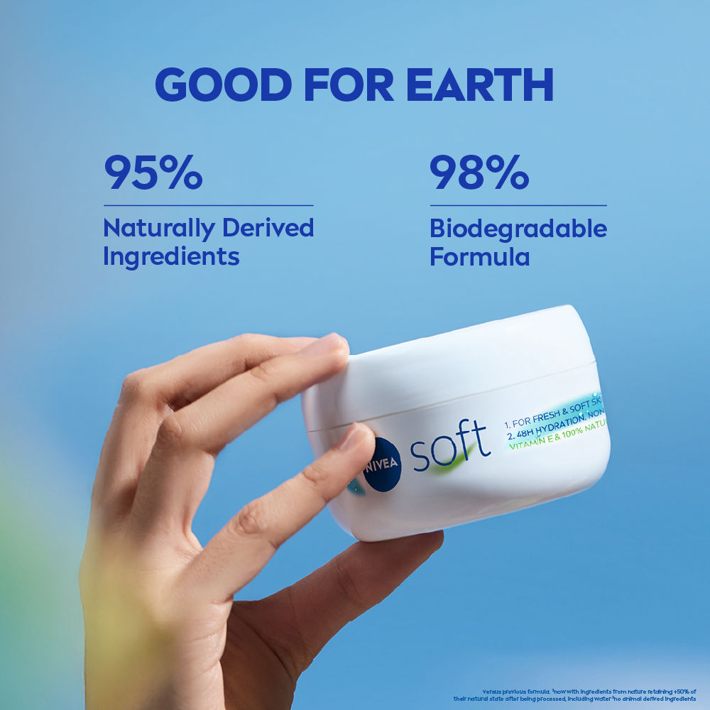 Soft Vit E Light Non Sticky Face Moisturiser Cream Fresh & Hydrated Skin For All Skin Types
