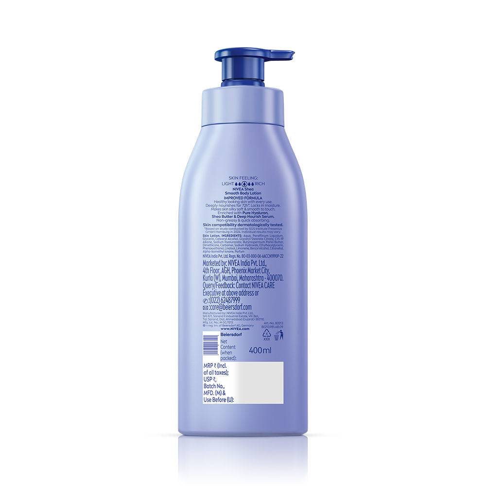 Body Lotion for Dry Skin, Shea Smooth, with Shea Butter