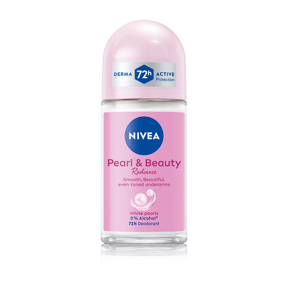Pearl & Beauty Radiance Deo Roll On For Women- 72H Odor Protection- 0% Alcohol