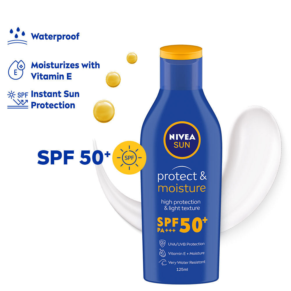 SPF 50+ PA+++ & Vit E Face Sunscreen- Instant & Waterproof Protection