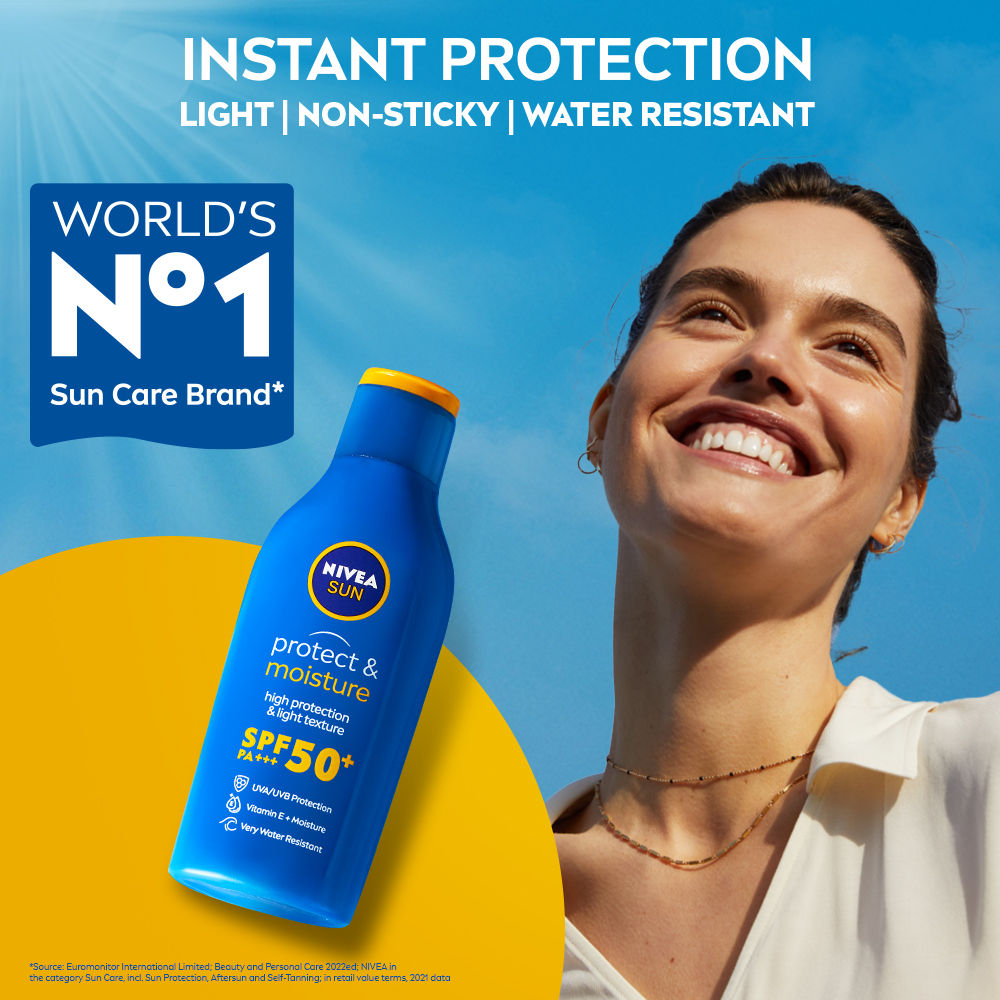 SPF 50+ PA+++ & Vit E Face Sunscreen- Instant & Waterproof Protection