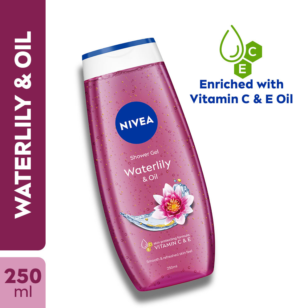Waterlily & care oil Body wash for long-lasting freshness