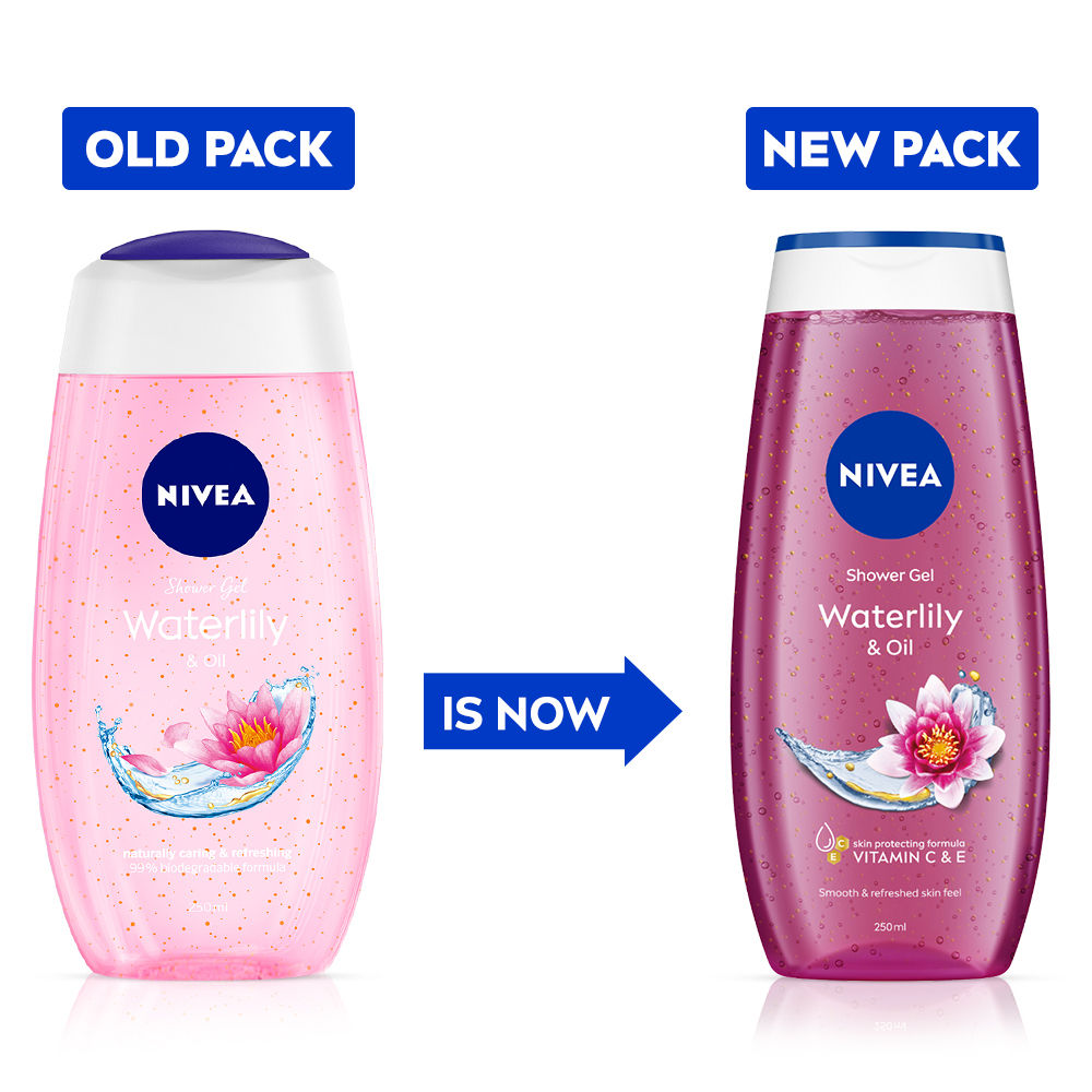 Waterlily & care oil Body wash for long-lasting freshness