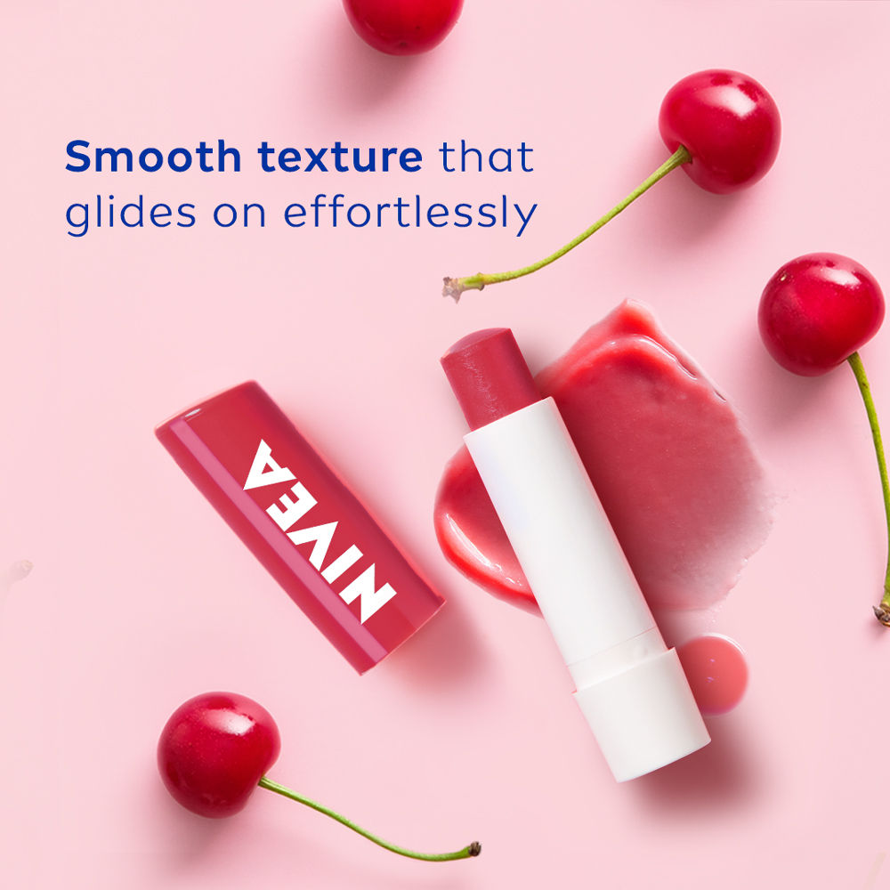 Tinted Lip Balm With Natural Oils & 24H Melt-In Moisture Cherry Shine