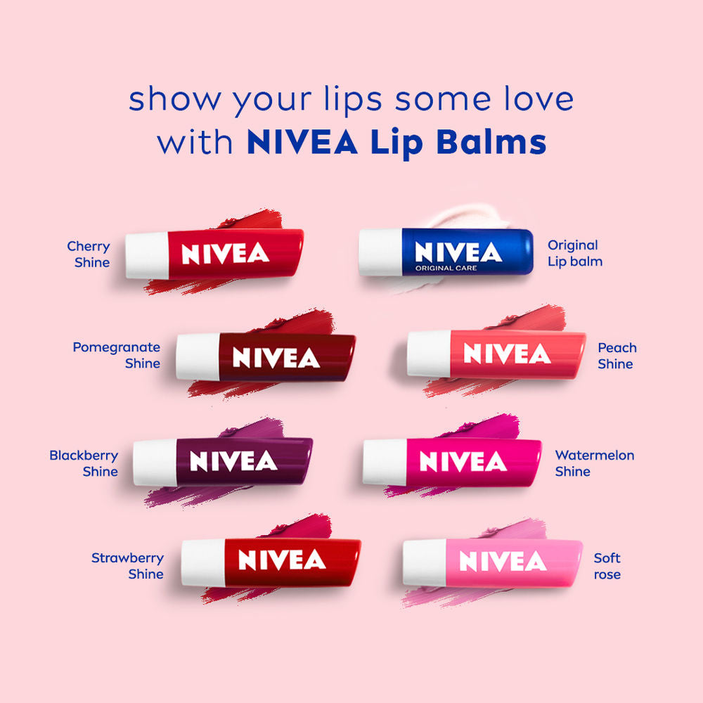 Tinted Lip Balm With Natural Oils & 24H Melt-In Moisture Cherry Shine