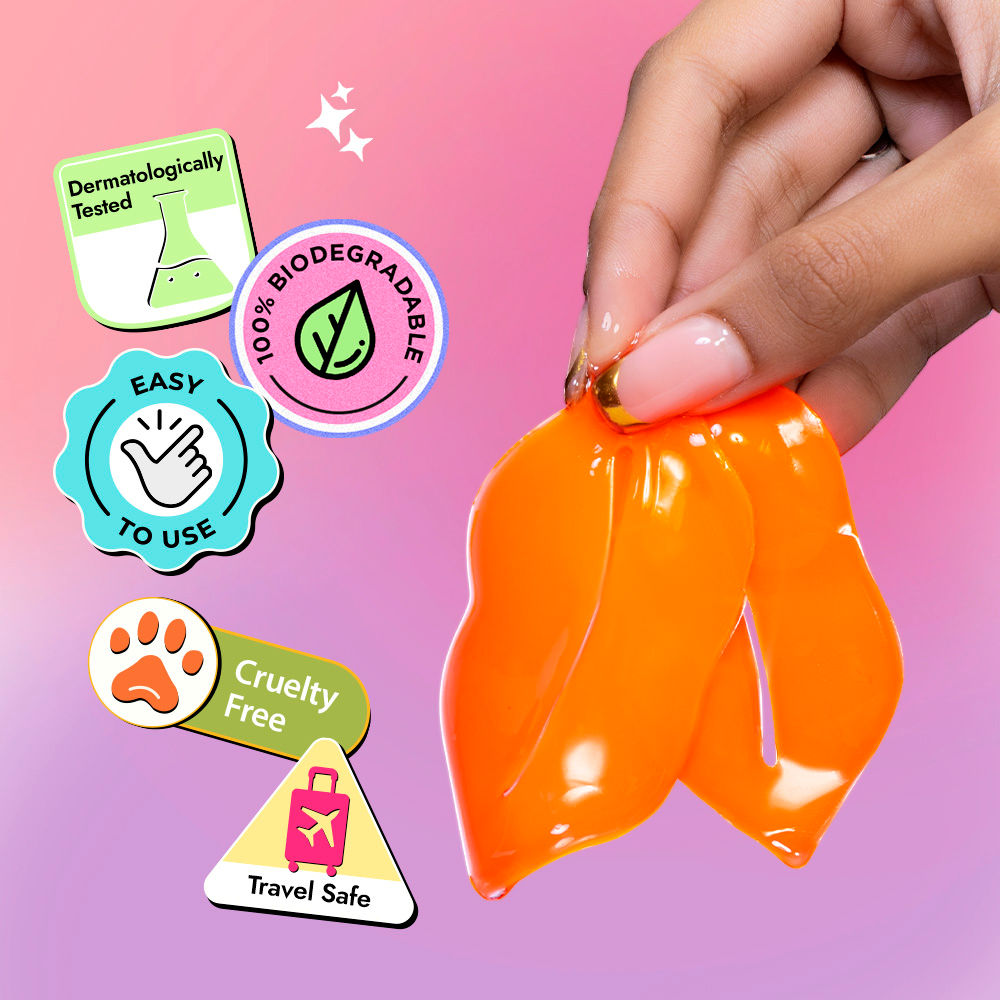 Nykaa Hydrogel Lip Mask - Orange Kiss