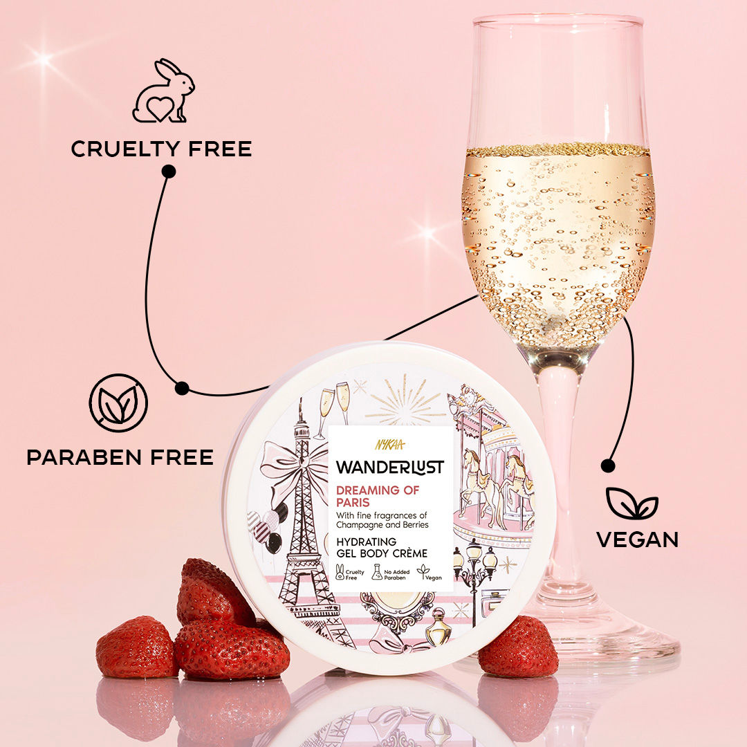 Dreaming of Paris Hydrating Gel Body Creme with Champagne and Strawberry