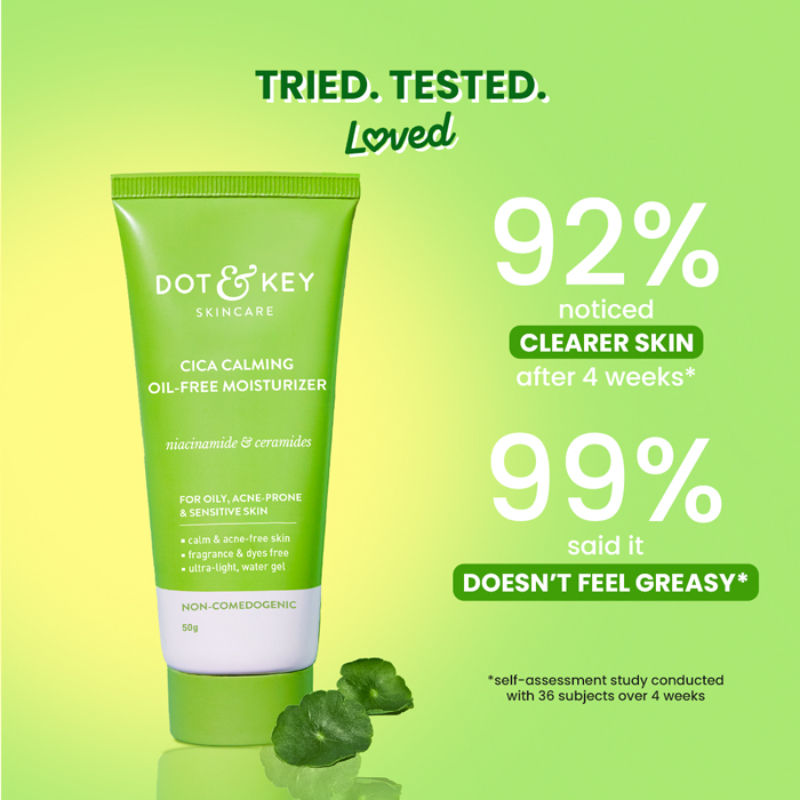 Cica Calming Oil-Free Moisturizer, With Niacinamide, For Oily, Acne-Prone Skin