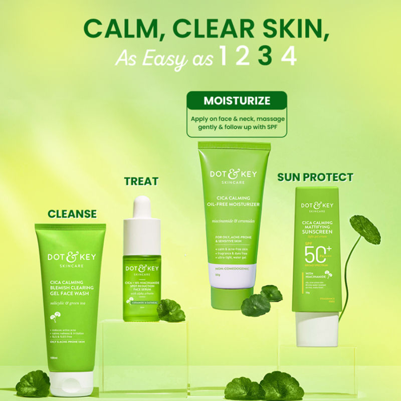 Cica Calming Oil-Free Moisturizer, With Niacinamide, For Oily, Acne-Prone Skin