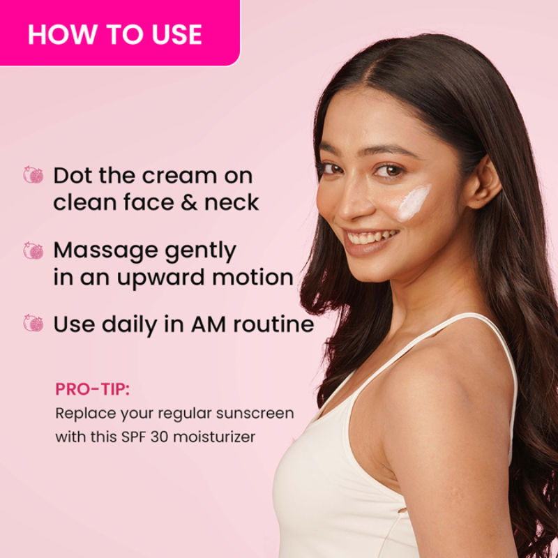 Pomegranate + Peptide Youth Restore Moisturizer SPF 30, With Ceramide