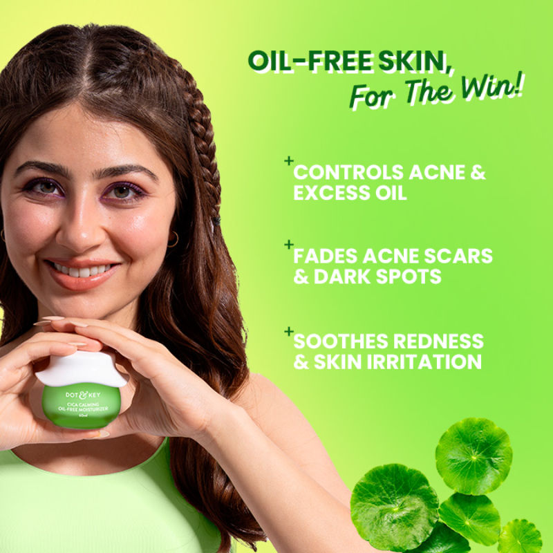 Cica Calming Oil-Free Moisturizer, With Niacinamide, For Oily, Acne-Prone Skin