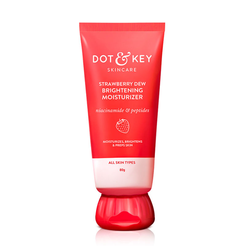 Strawberry Dew Brightening Moisturizer, Niacinamide & Peptides, Brightens & Smoothes Skin