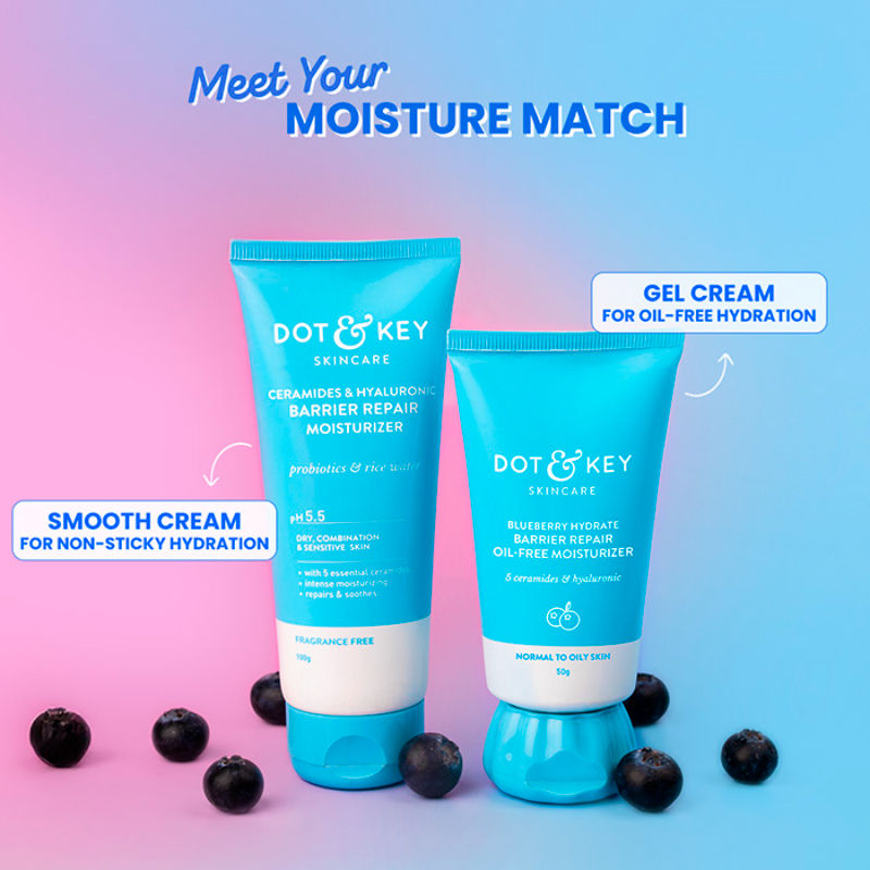 Blueberry Hydrate Barrier Repair Oil-Free Moisturizer, Normal to Oily Skin