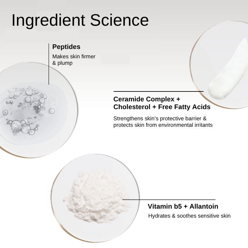 Barrier Plus Peptide Ceramide Moisturizer For Dry, Normal, & Sensitive Skin