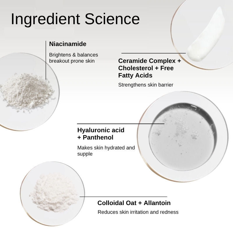 Barrier Relief Lightweight Ceramide Moisturizer For Oily, Acne-Prone, Sensitive Skin