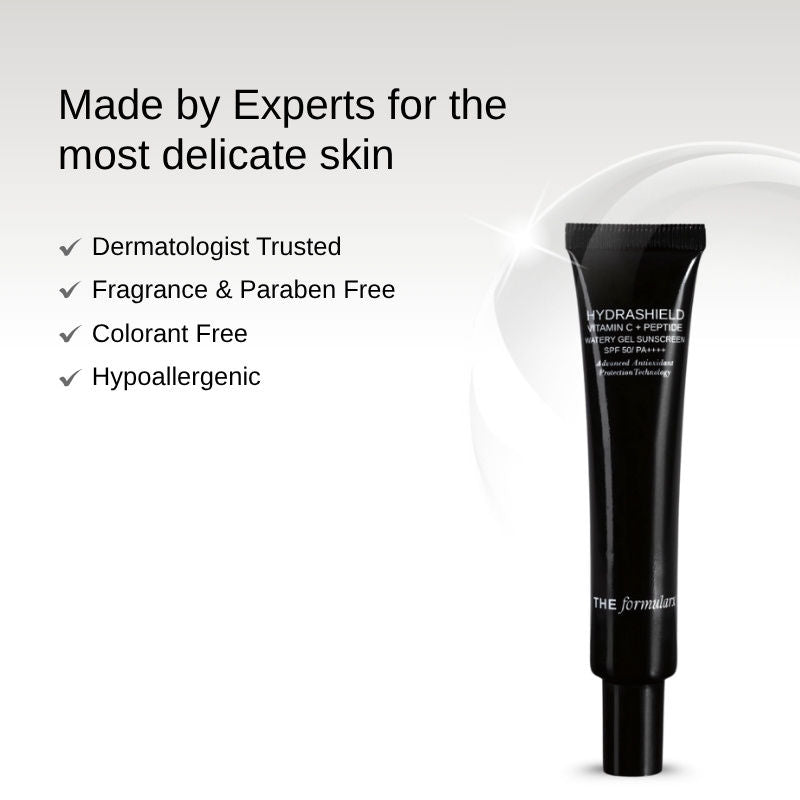 Hydrashield Vitamin C + Peptide Sunscreen Spf 50 Pa++++ For Oily, Acne Prone Skin