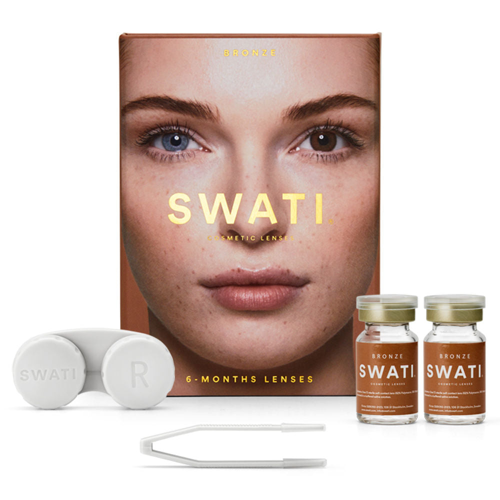 Coloured Contact Lenses Bronze 6 months Power 0.00