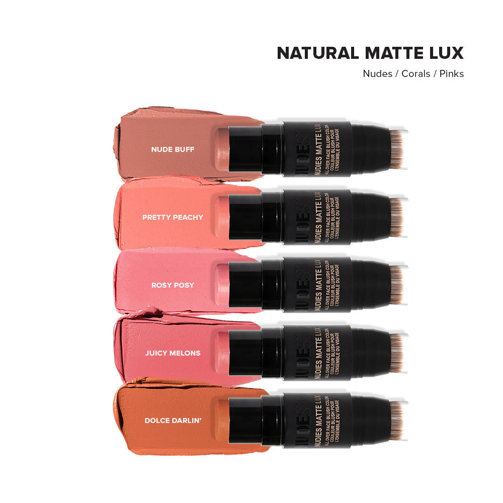 Nudies Matte Lux All Over Face Blush Color
