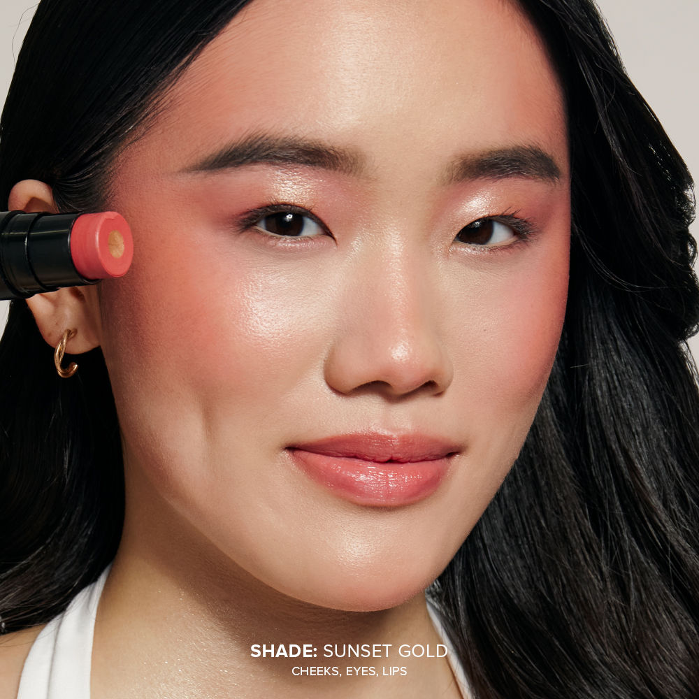 Nudies Matte + Glow Core All Over Face Blush Color