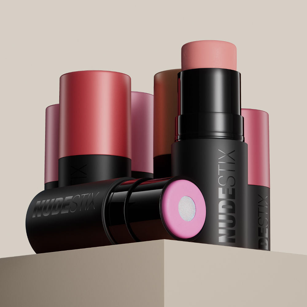 Nudies Matte + Glow Core All Over Face Blush Color