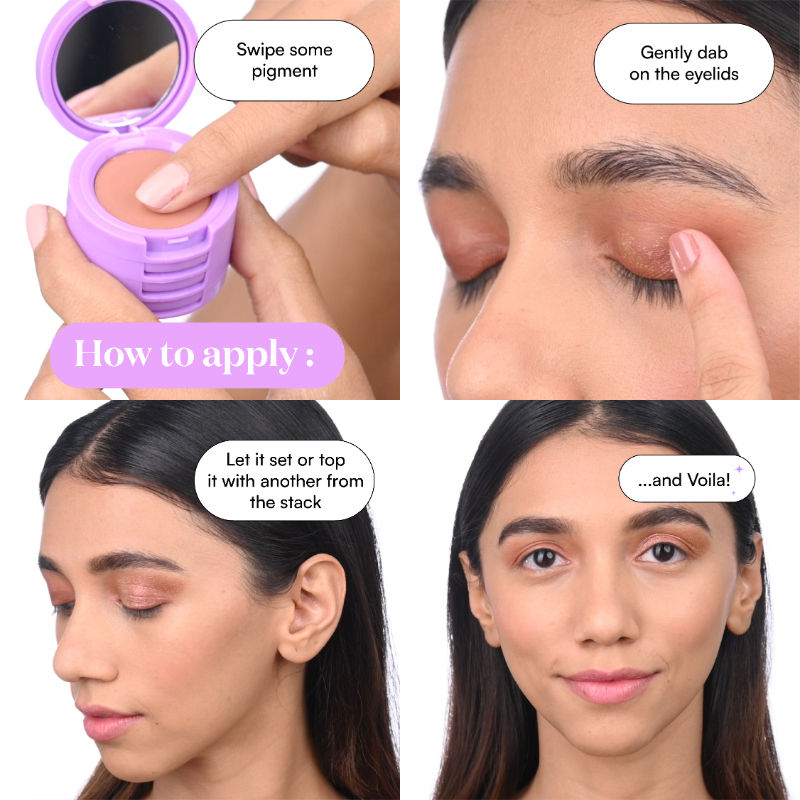 4 In 1 Eyeshadow Palette Easy To Blend Kpop