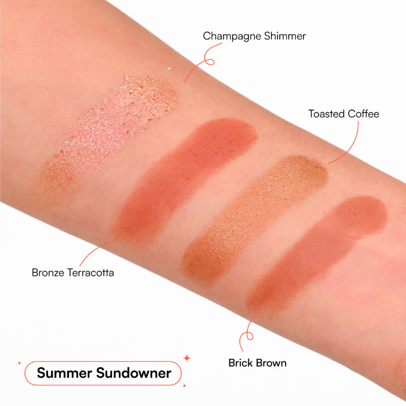 4 In 1 Eyeshadow Palette Easy To Blend Kpop