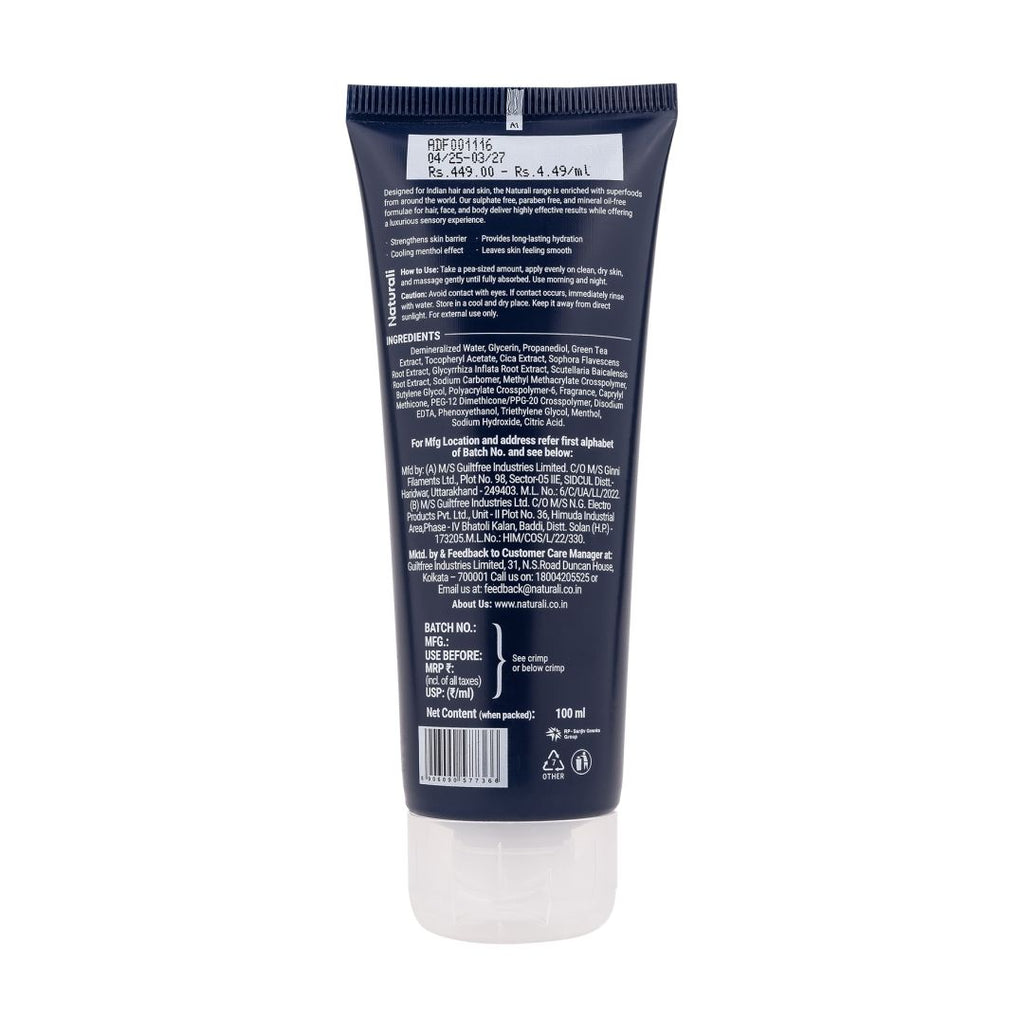 Soothing Face Moisturiser For Men
