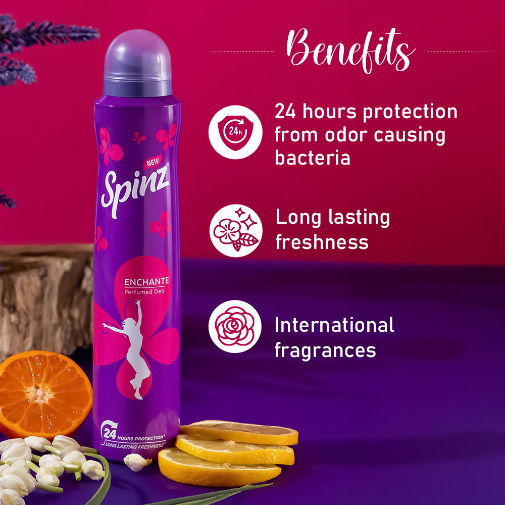 Enchante Perfumed Deo For Women With International Fragrances For Long Lasting Freshness