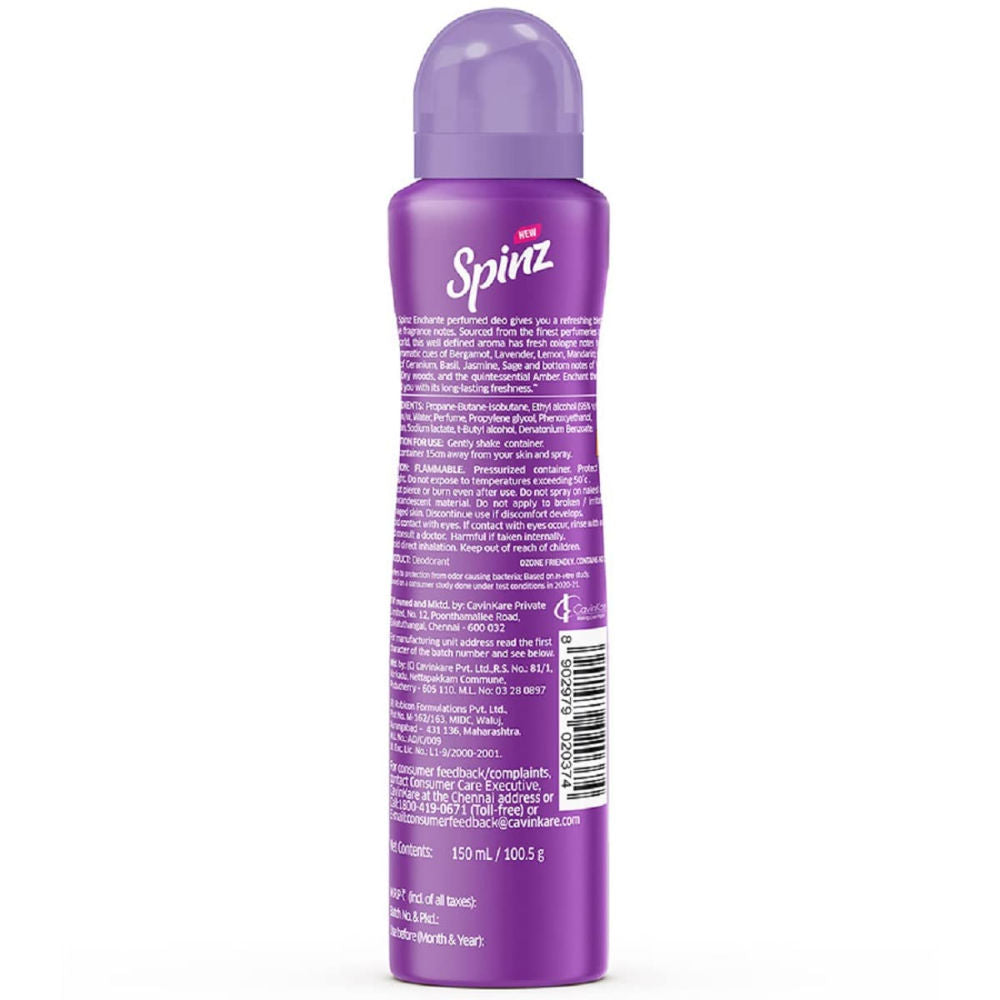 Enchante Perfumed Deo For Women With International Fragrances For Long Lasting Freshness