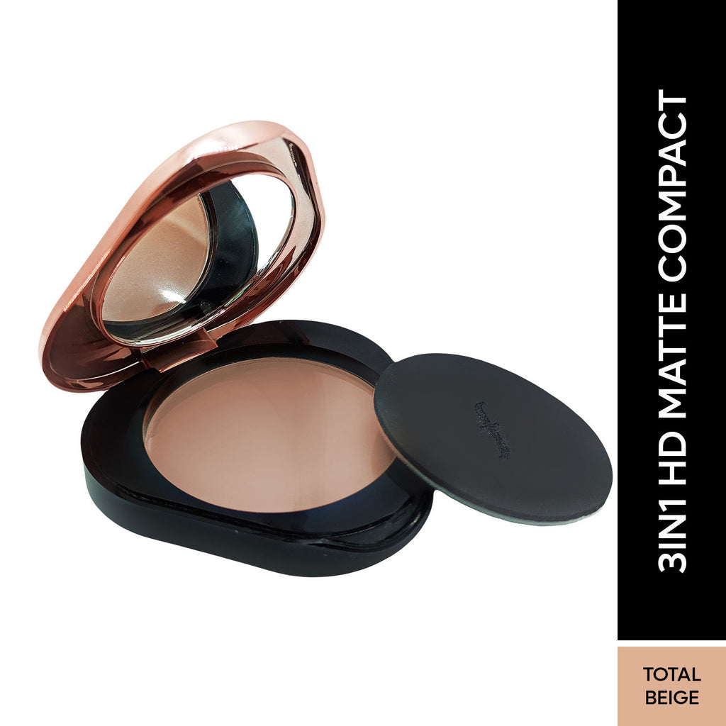 3 In 1 HD Matte Compact - Total Beige 03