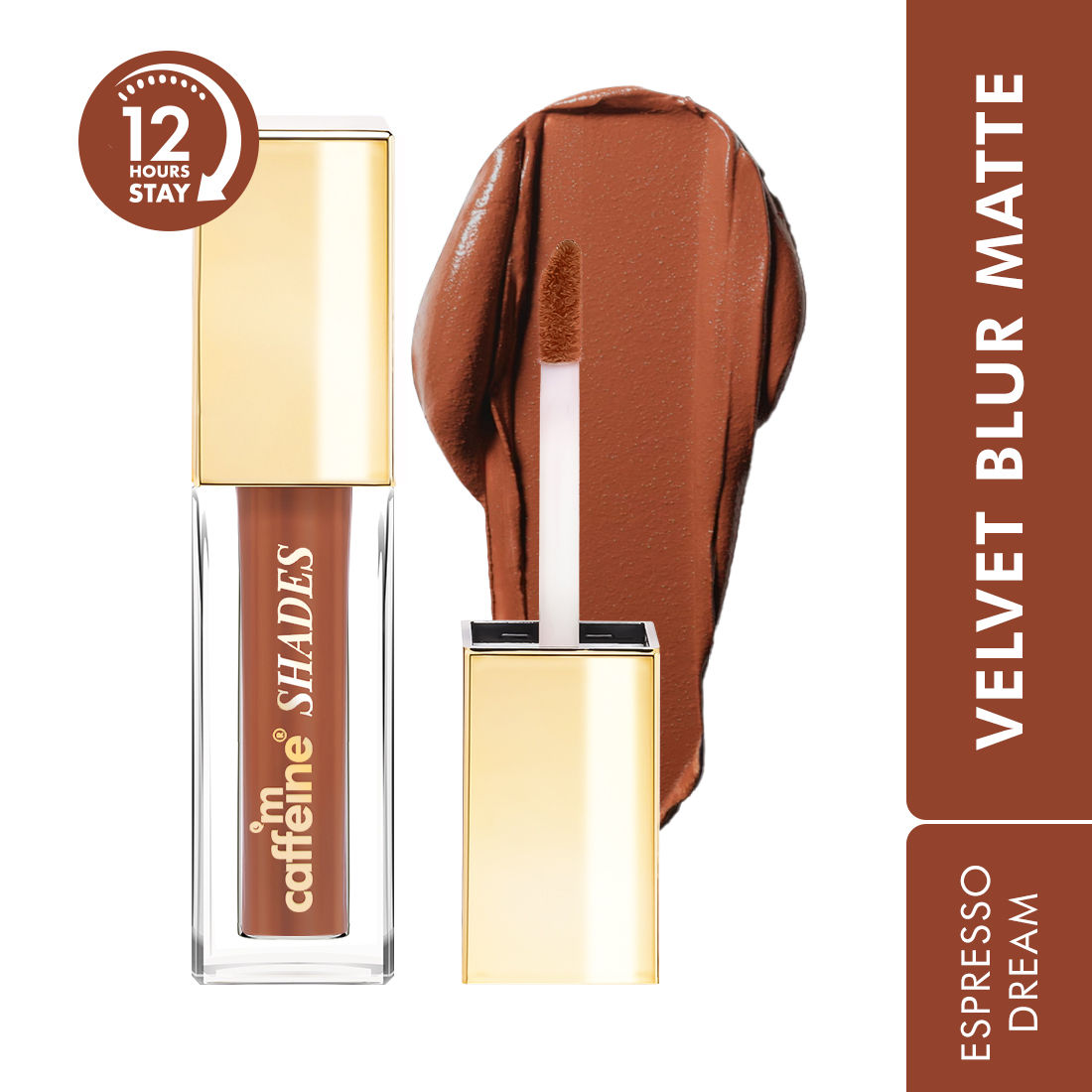 Shades Velvet Blur Matte Liquid Lipstick 12 Hrs Stay & Lightweight - Espresso Dream