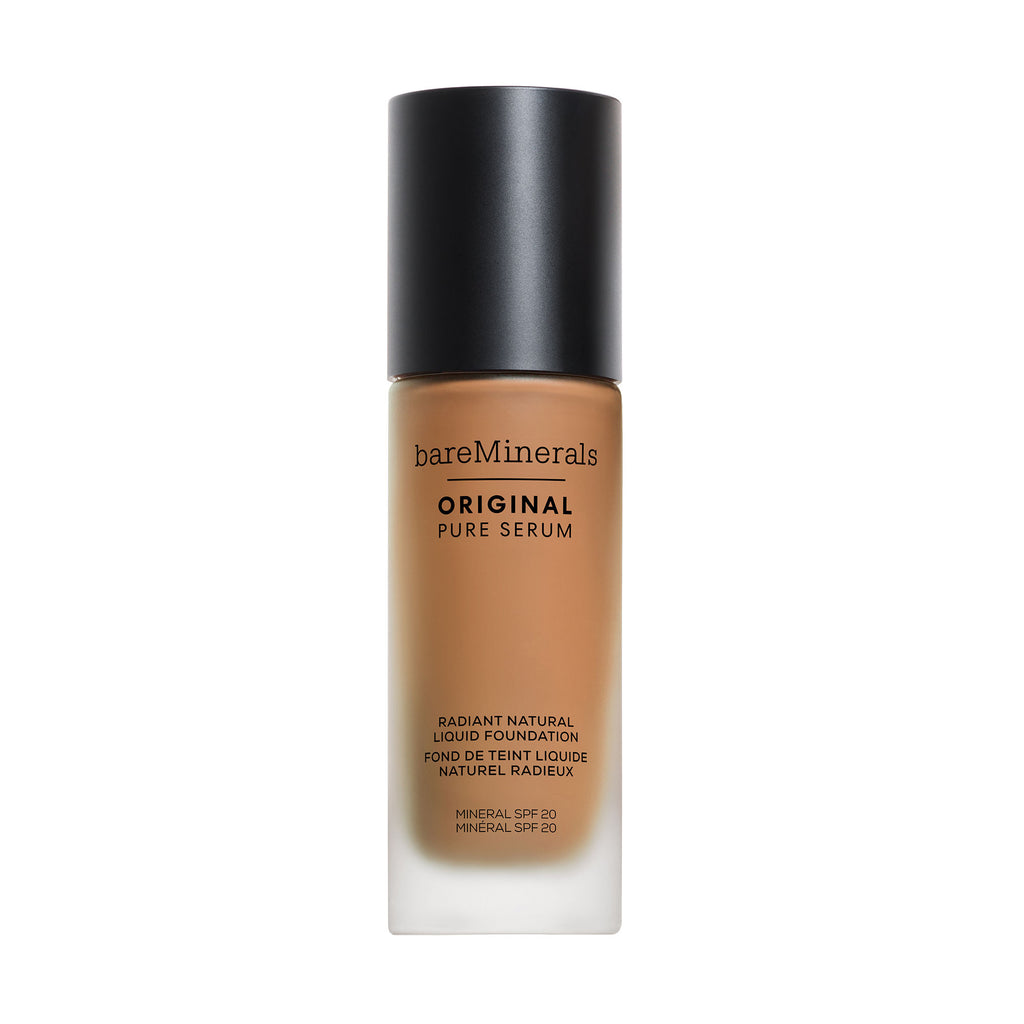 ORIGINAL Pure Serum Radiant Natural Liquid Foundation Mineral SPF 20 - Medium Deep Warm 4