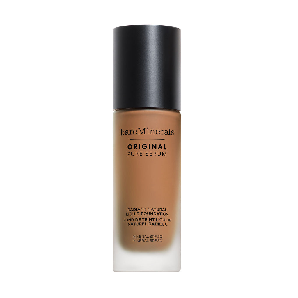 ORIGINAL Pure Serum Radiant Natural Liquid Foundation Mineral SPF 20 - Medium Deep Neutral 4.5