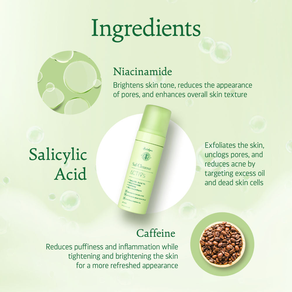 Sal Cleanse Activs - Salicylic Acid Foaming Face Wash
