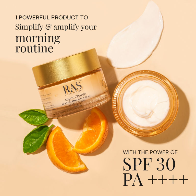 Super Charge Multivitamin Day Cream SPF 30 Infused With Ceramides & Goji Berry