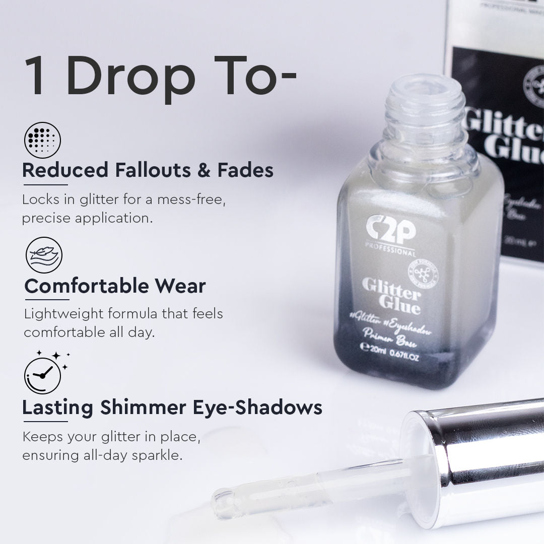 Glitter Glue Long lasting quick dry for loose eye shadow