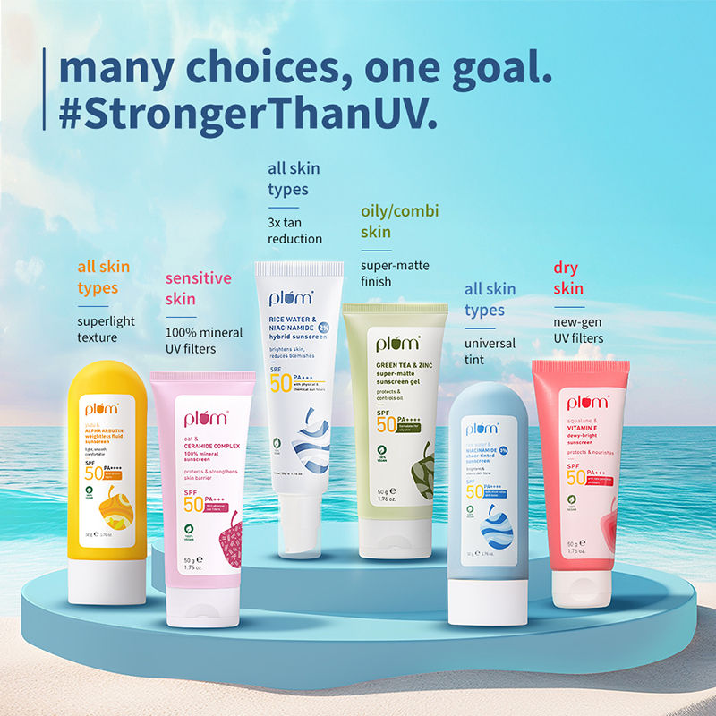 Ceramide & Oat Mineral Sunscreen SPF 50 PA+++ Protects Skin Barrier, For Dry ToNormalSkin