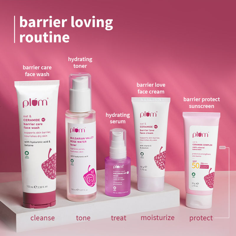 Ceramide & Oat Mineral Sunscreen SPF 50 PA+++ Protects Skin Barrier, For Dry ToNormalSkin