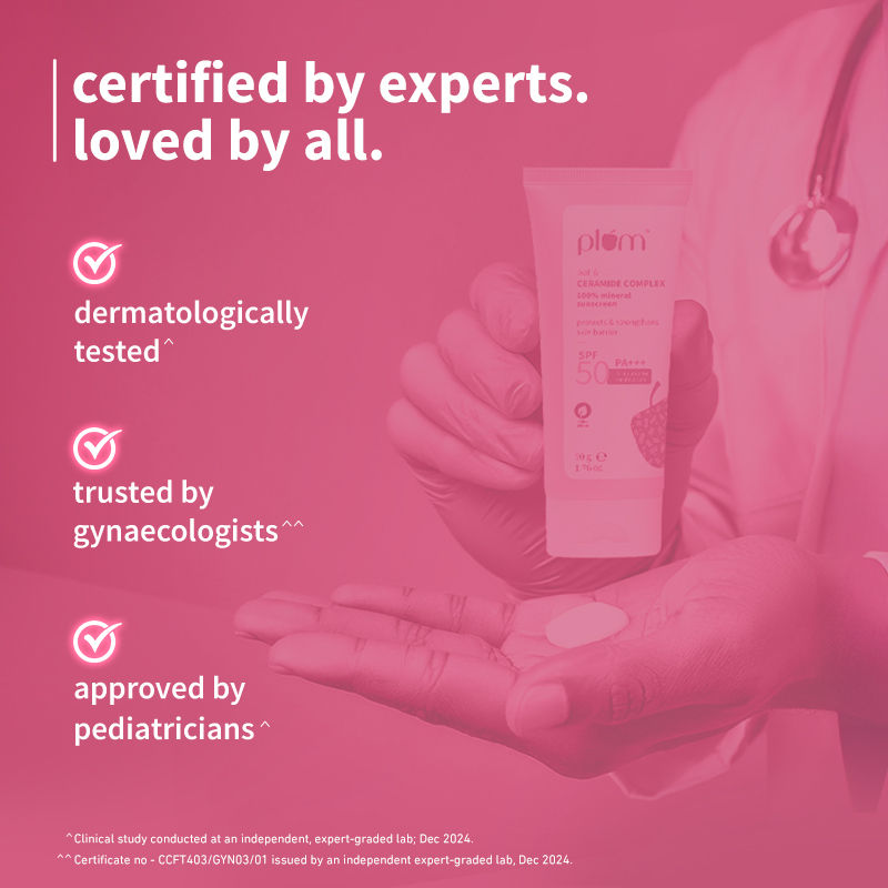 Ceramide & Oat Mineral Sunscreen SPF 50 PA+++ Protects Skin Barrier, For Dry ToNormalSkin