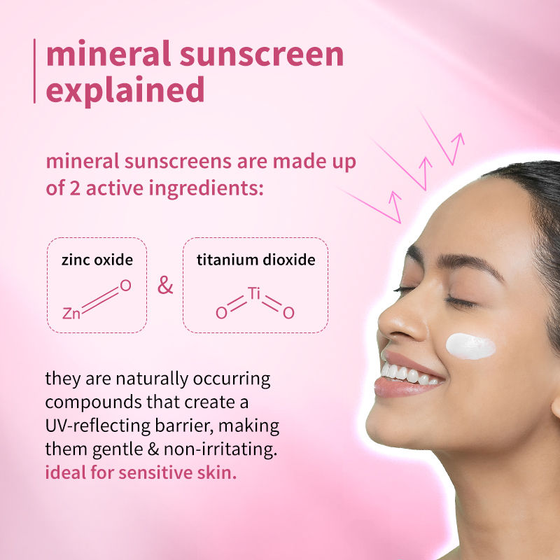 Ceramide & Oat Mineral Sunscreen SPF 50 PA+++ Protects Skin Barrier, For Dry ToNormalSkin
