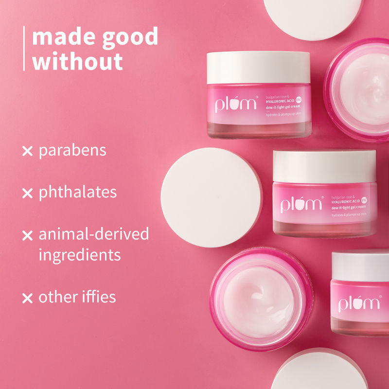 Bulgarian Rose And 1% Hyaluronic Acid Dew-It-Light Gel Cream