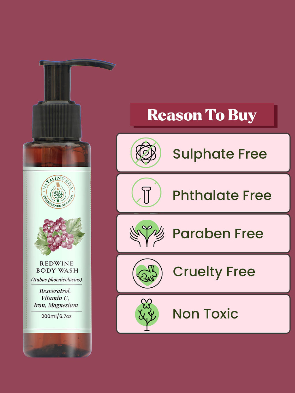 Ravishing Red Wine Body Wash