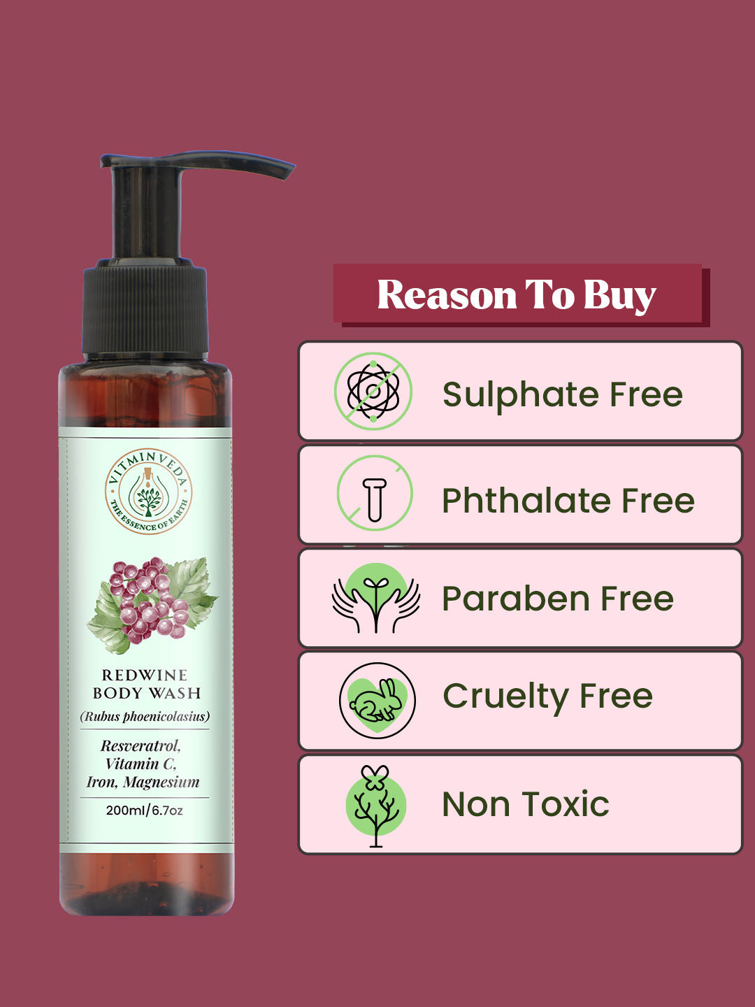 Ravishing Red Wine Body Wash