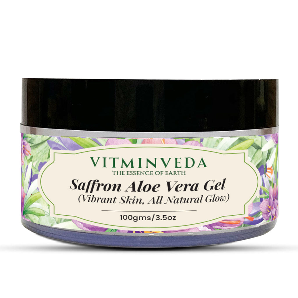Pure Natural Aloe Vera Gel With Saffron
