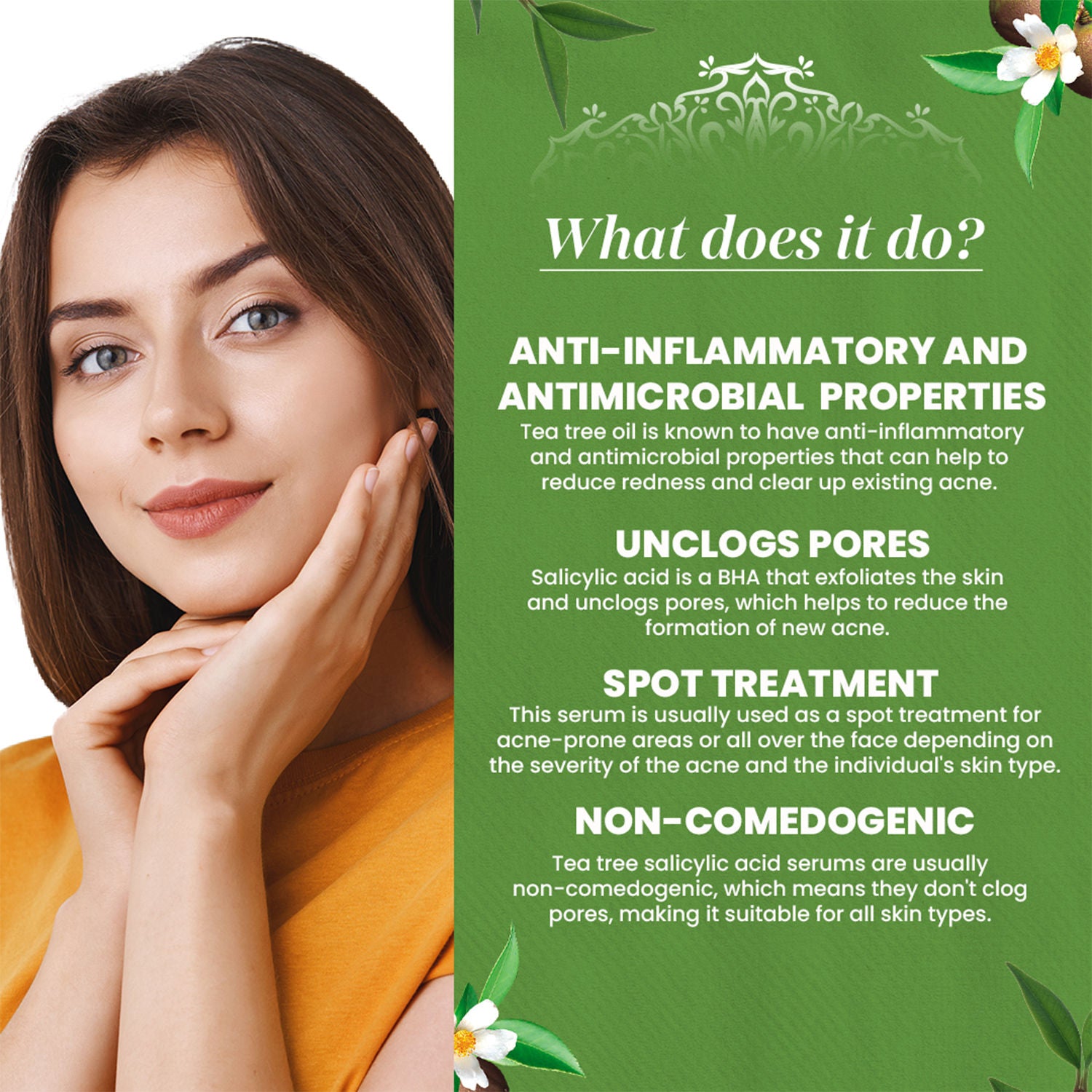 Tea Tree & Salicylic Acid Face Serum