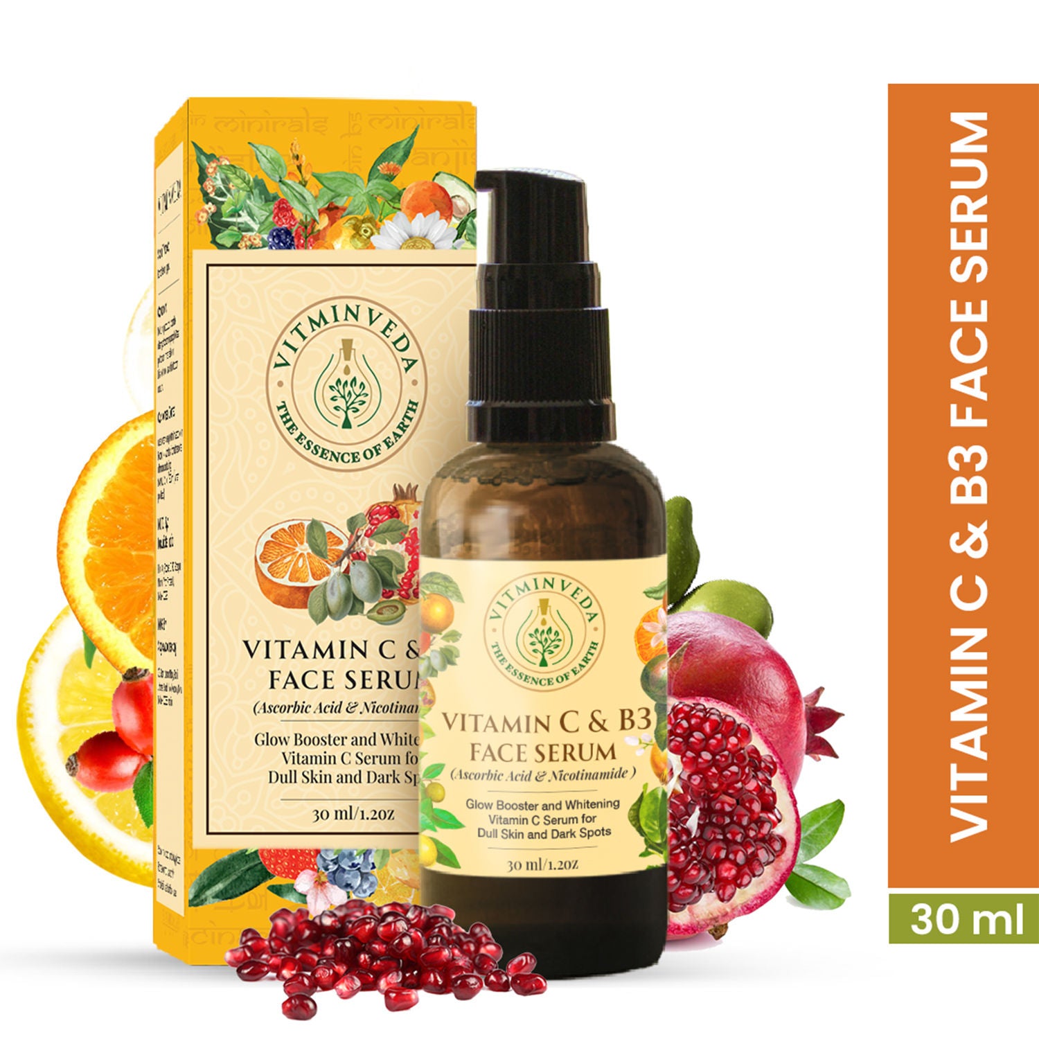 Vitamin C & B3 Face Serum For Natural Glow