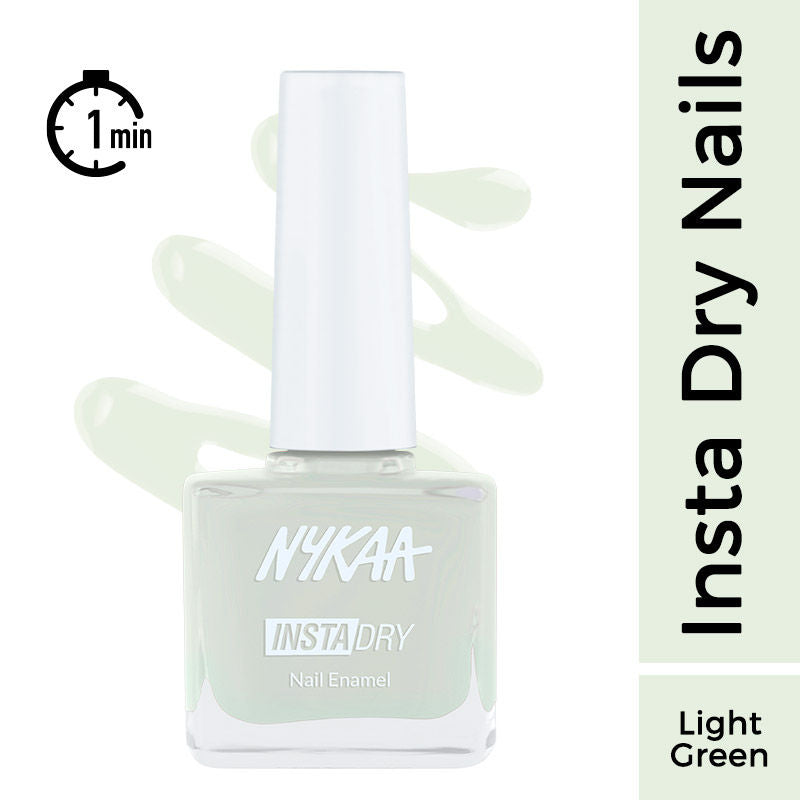 Insta Dry Fast Drying Nail Enamel Polish - Green Grid - 358