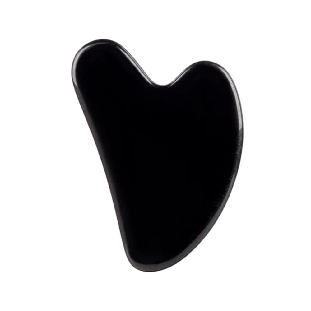 Black Obsidian Gua Sha Face Massage Tool For Face and Neck Glowing Skin